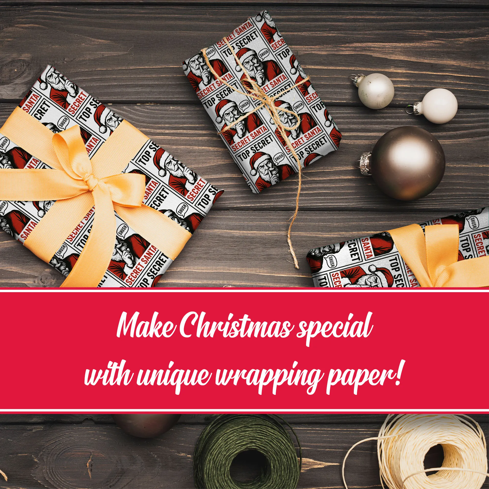 Secret Santa Wrapping Paper image 4